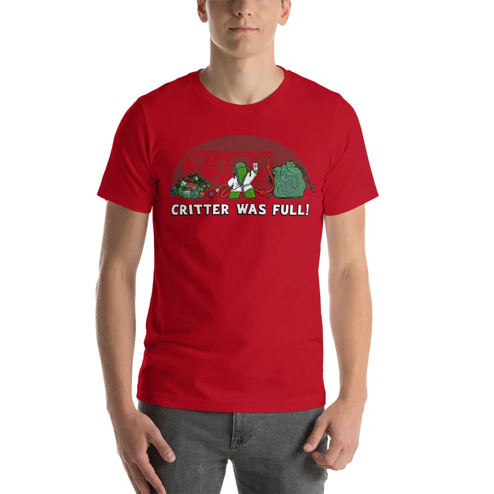 Roll A Crit Critter Was Full T-shirt heather forest