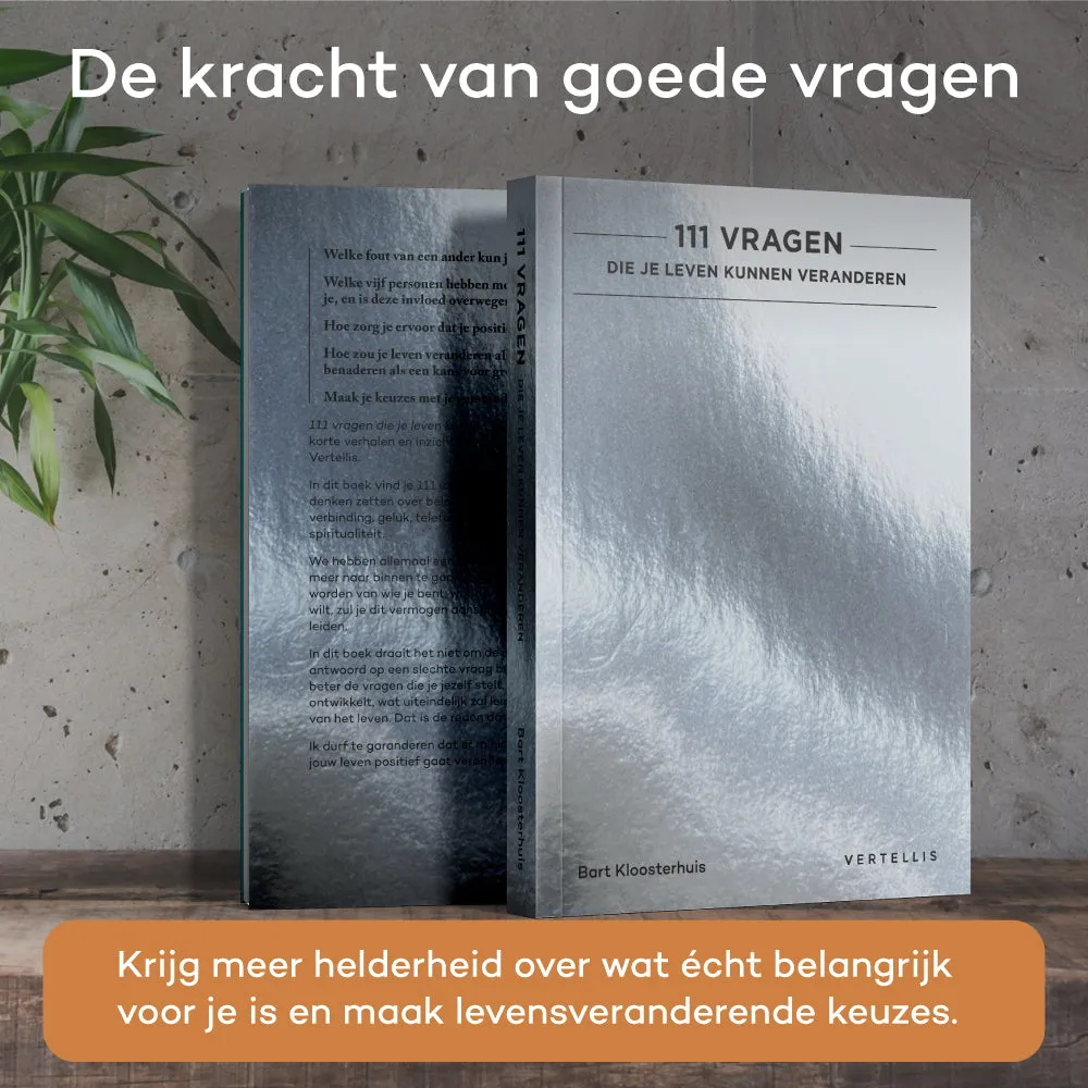Vertellis 111 vragen boek zelfreflectie