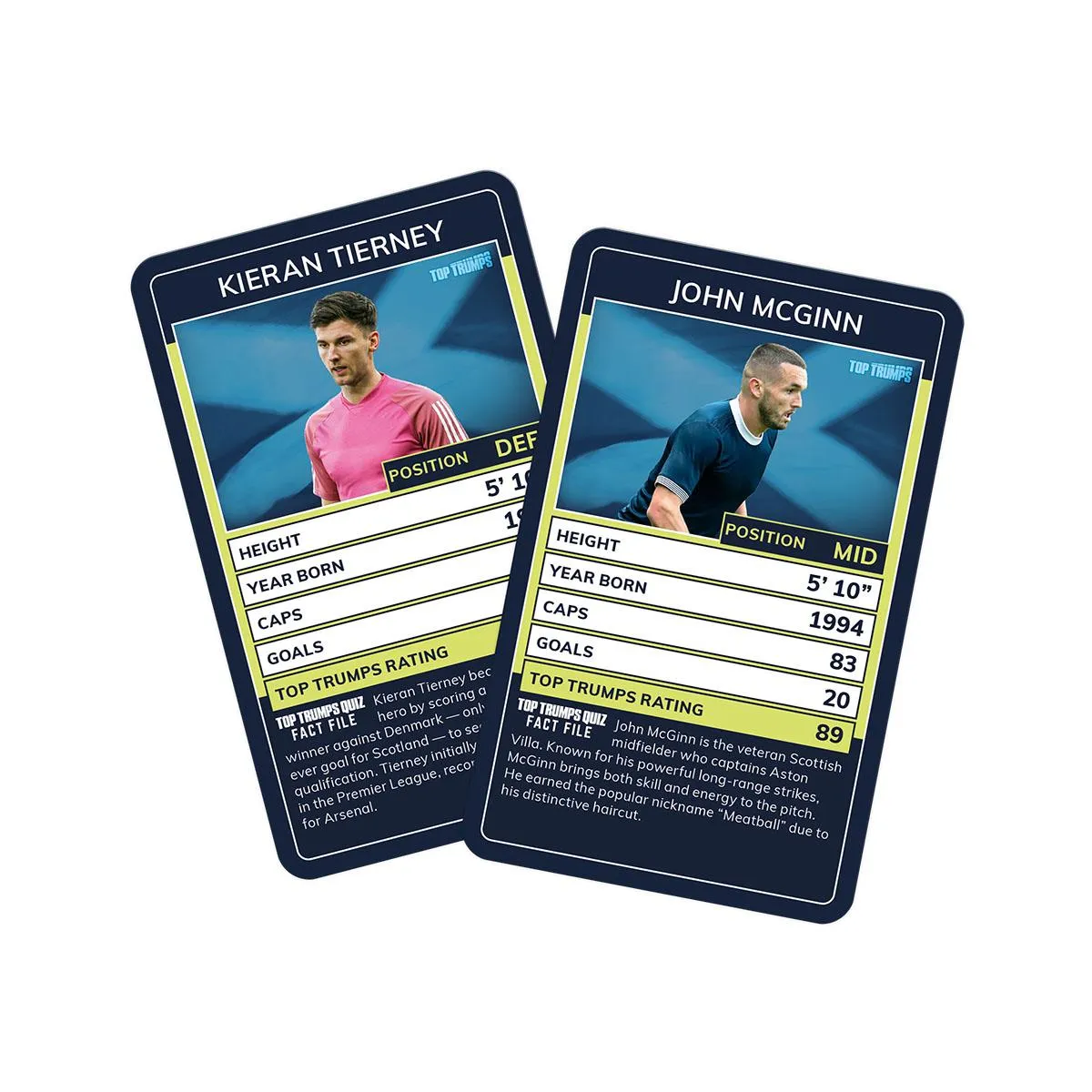 Top Trumps Scottish Football Stars kaartspel 30 kaarten