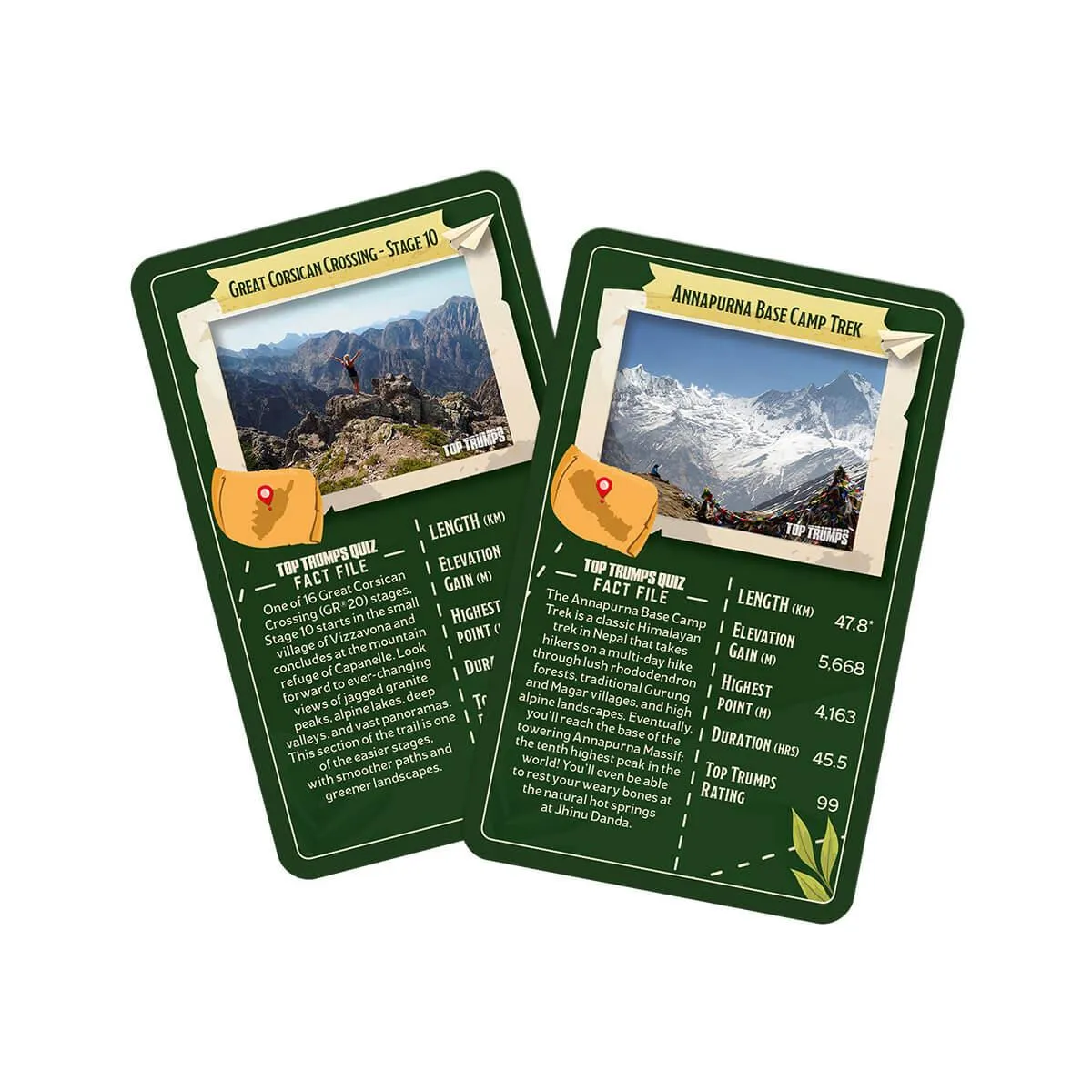 Top Trumps Hiking 30 Routes kaartspel limited edition