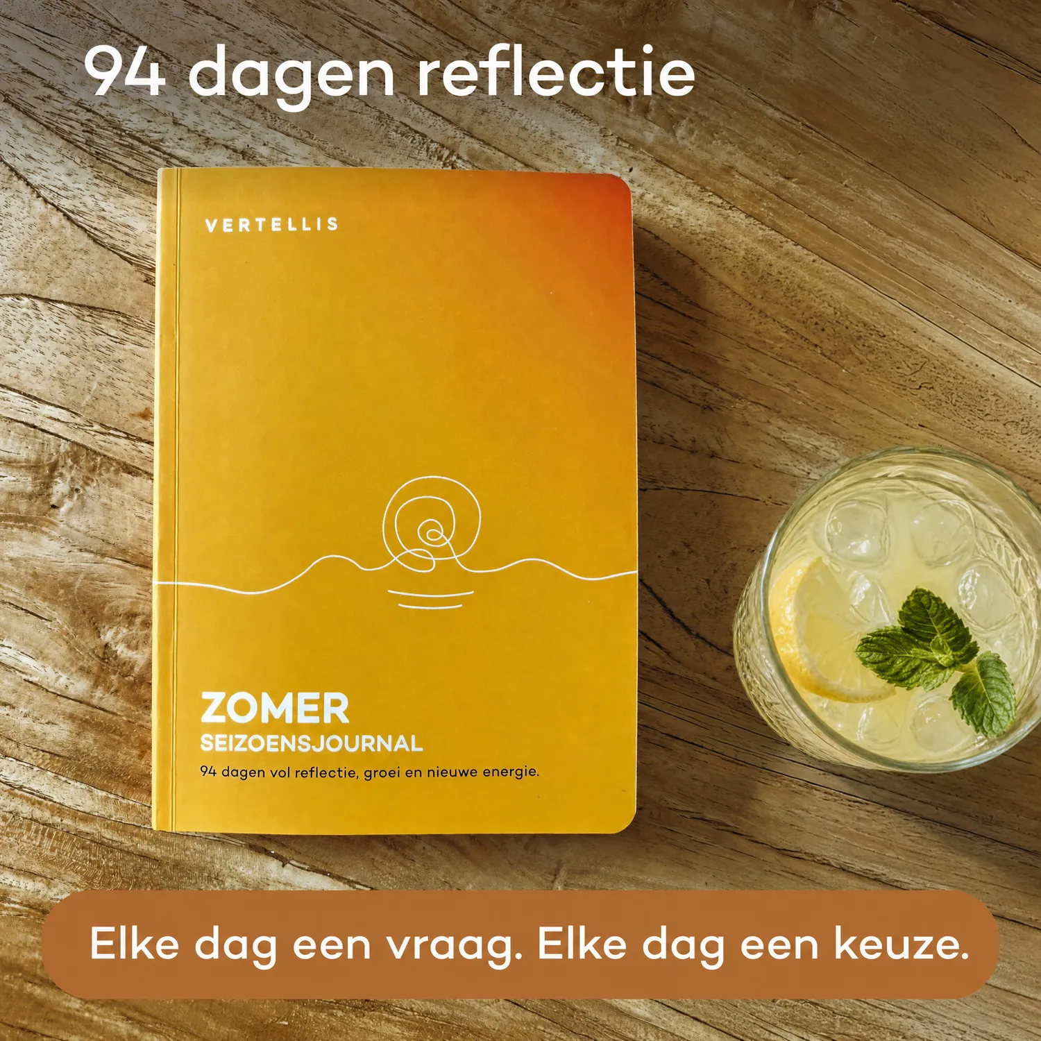 Vertellis Seizoensjournal Zomer journal 94 dagen