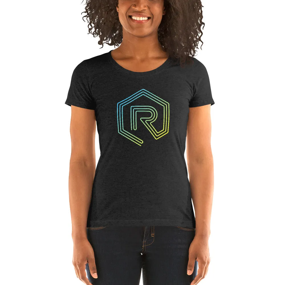 Roll A Crit Neon Sign fitted T-shirt dames