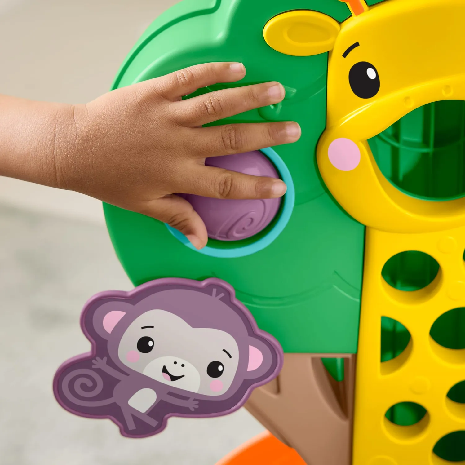 Fisher-Price Zit en Sta Jungleboom ballenspel met 6 ballen muziek