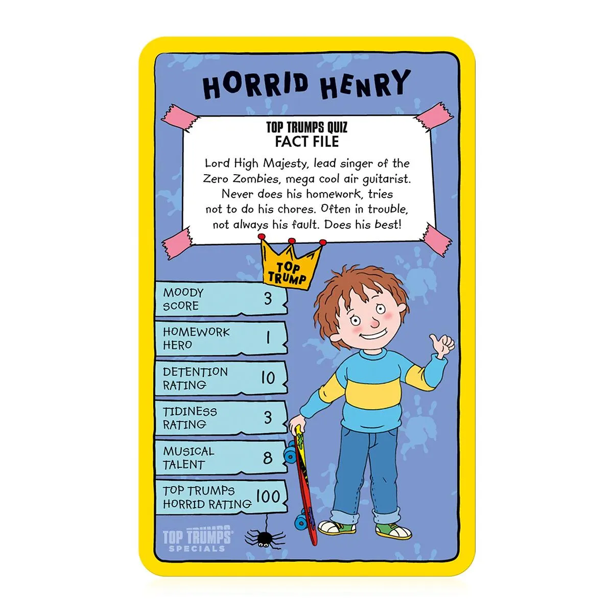 Top Trumps Horrid Henry kaartspel 30 personages