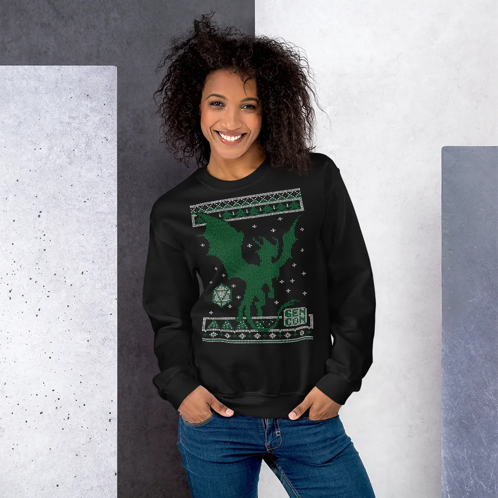 Gen Con Holiday sweater zwart katoenmix