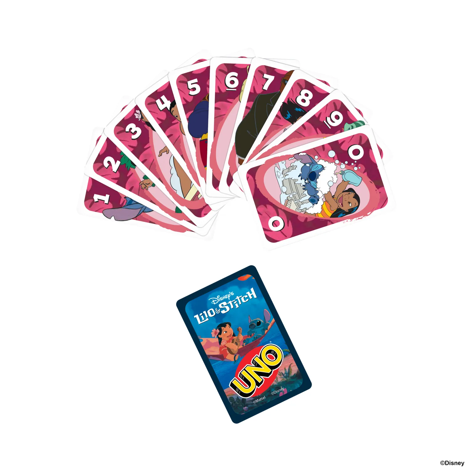 UNO Lilo & Stitch Kaartspel Duitse Editie Ohana