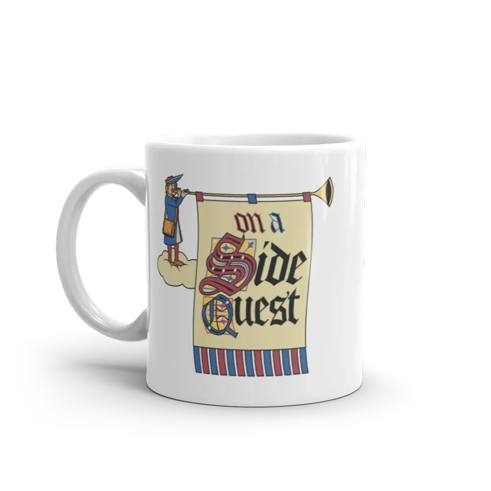 Roll A Crit On a Side Quest mok 11oz keramiek