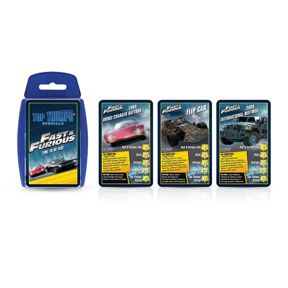 Top Trumps Fast & Furious kaartspel filmwagens editie