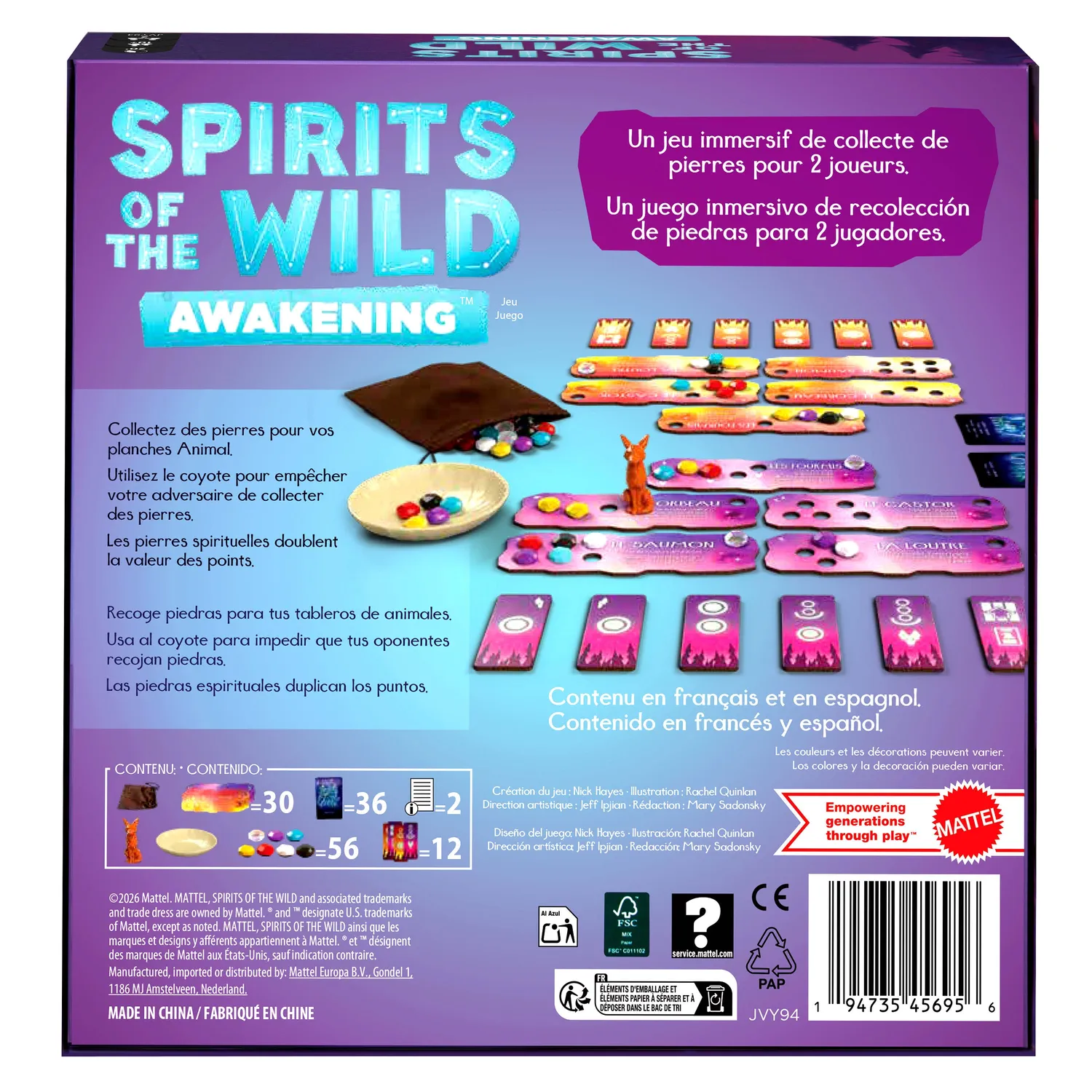 Mattel Games Esprits de la Nature Eveil bordspel 2 spelers