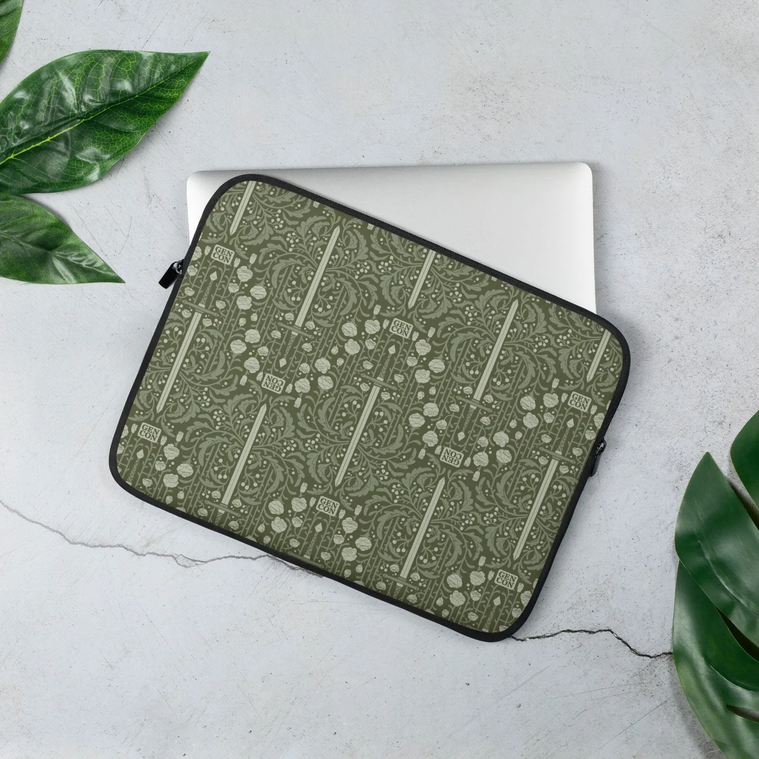 Gen Con Floral Sword laptophoes 13 inch neopreen