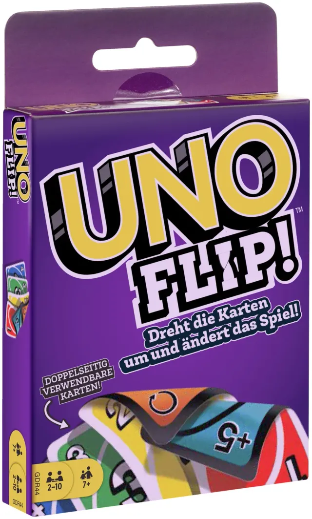 UNO Flip kaartspel dubbelzijdig familiespel 7+ jaar