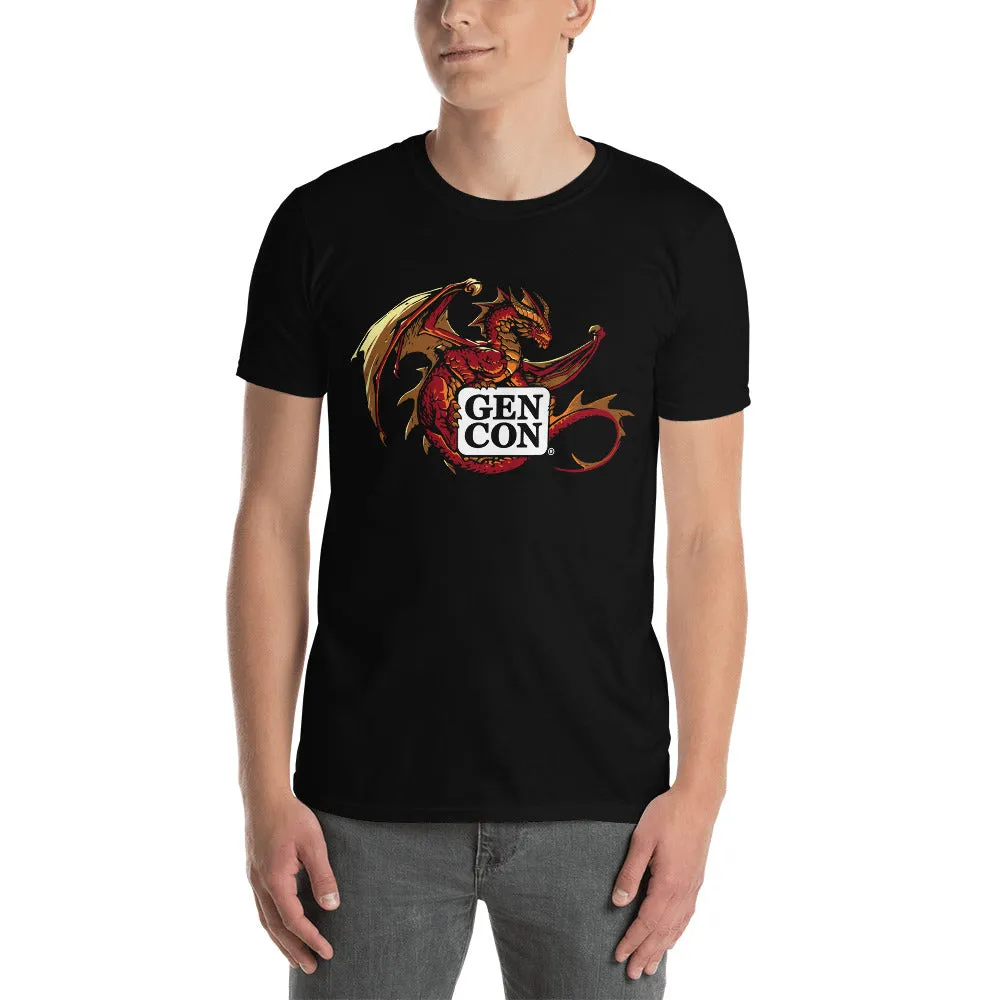 Roll A Crit Gen Con Genevieve T-shirt 100% katoen
