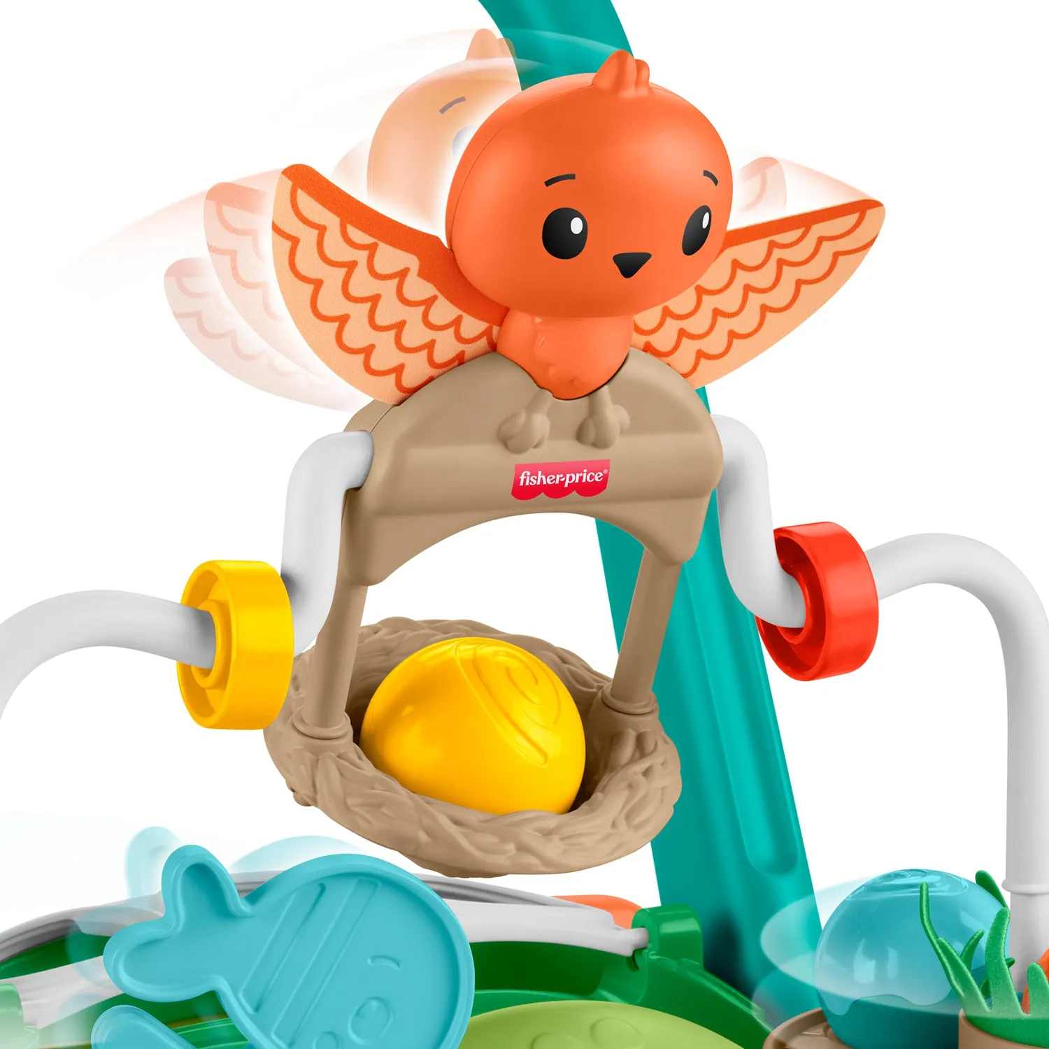 Fisher-Price Schildpad loopwagen met 5 ballen