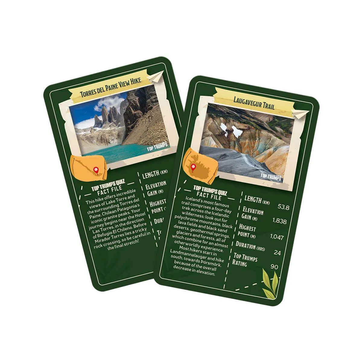 Top Trumps Hiking 30 Routes kaartspel limited edition