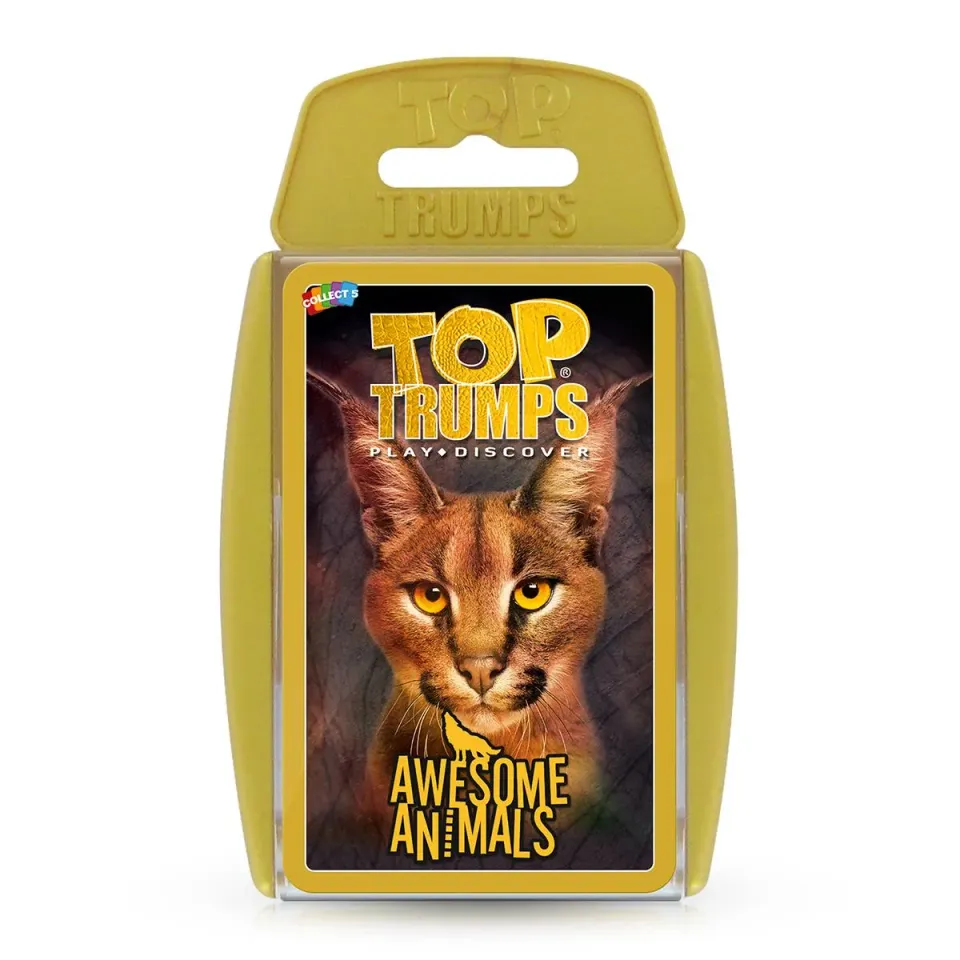 Top Trumps Awesome Animals kaartspel 30 dierenkaarten