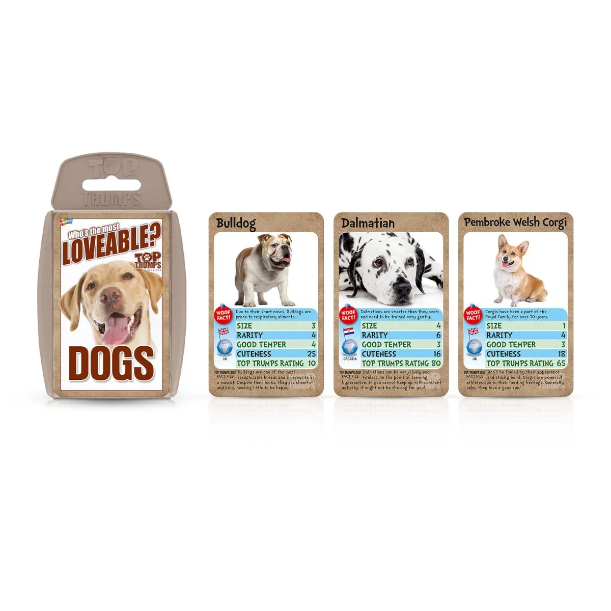 Top Trumps Dogs kaartspel hondenrassen feiten