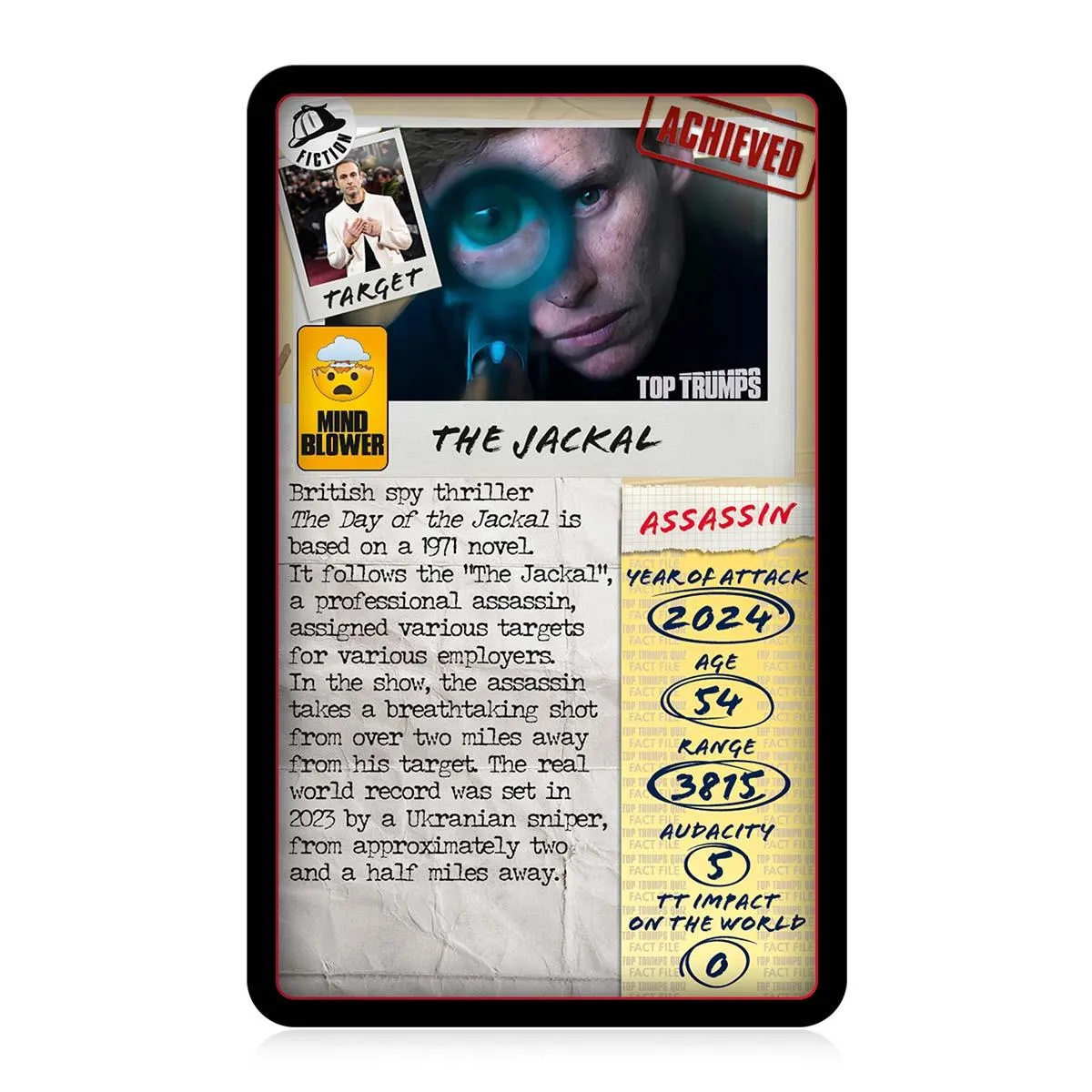 Top Trumps Traitors and Assassins kaartspel limited edition