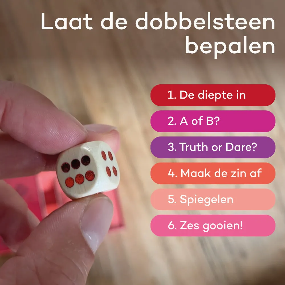 Vertellis Zes gooien in de liefde dobbelspel voor 2 spelers