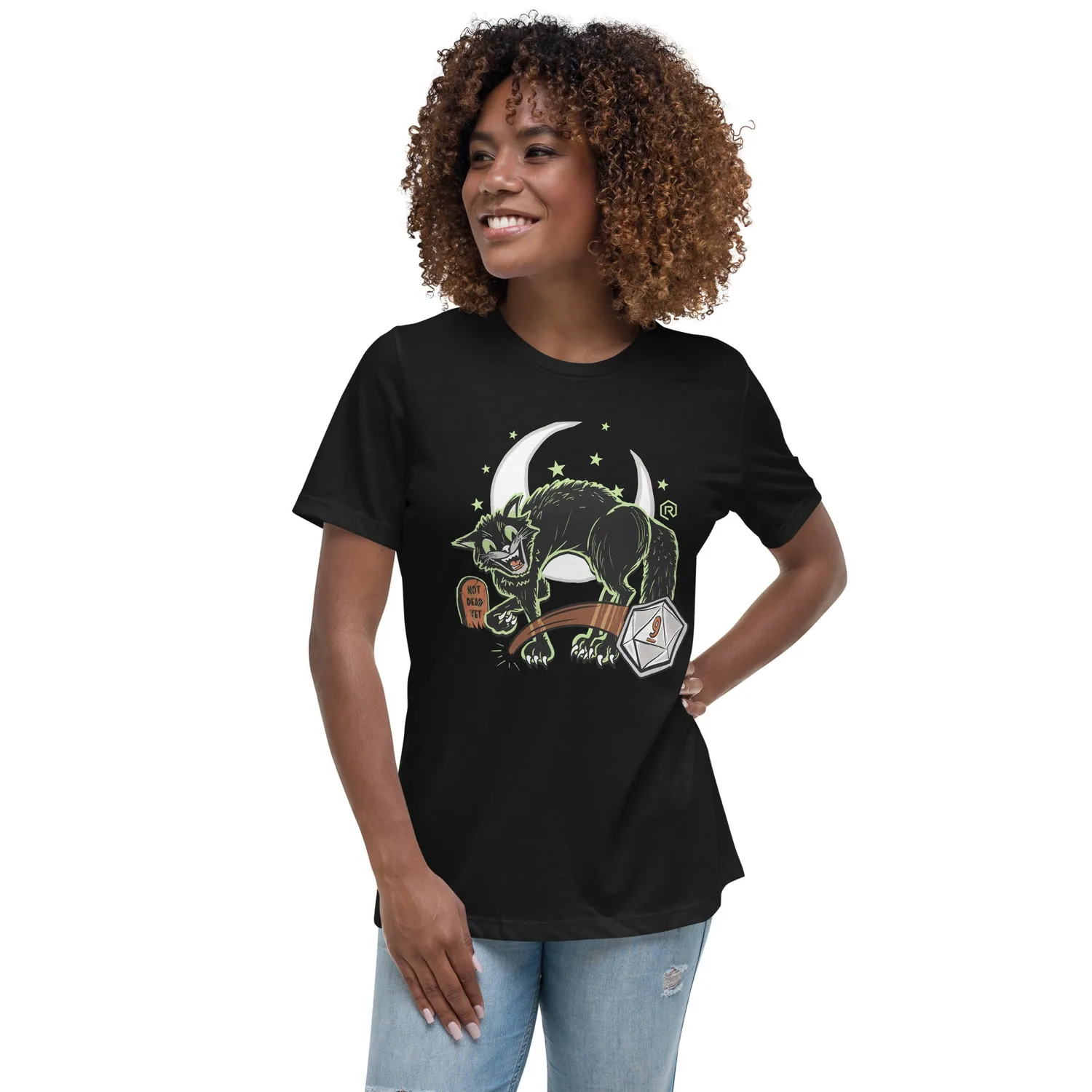 Roll A Crit Not Dead Yet Femme T-shirt relaxed