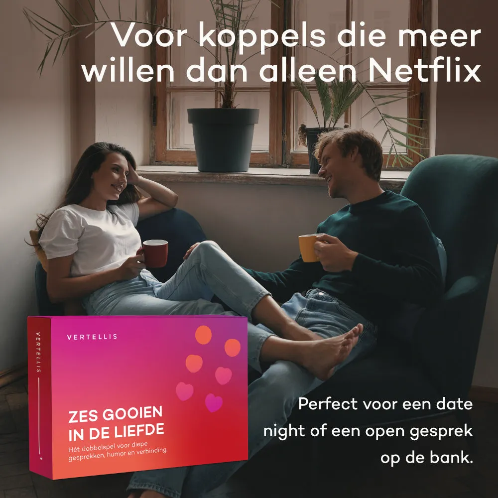 Vertellis Zes gooien in de liefde dobbelspel voor 2 spelers