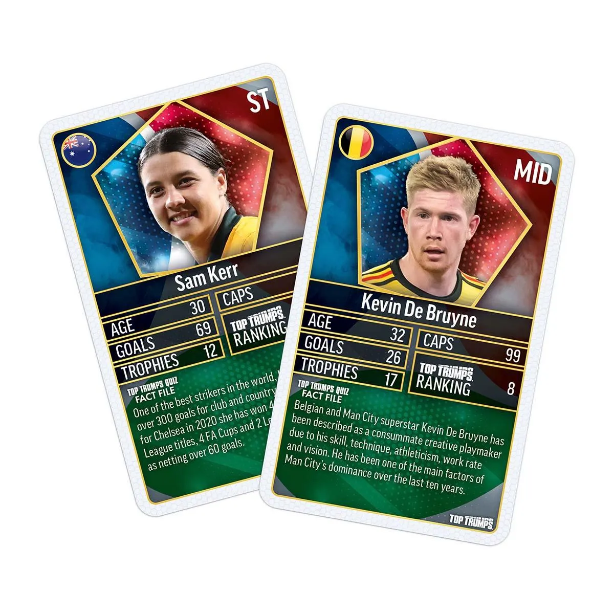 Top Trumps World Football Stars Battle Mat kaartspel
