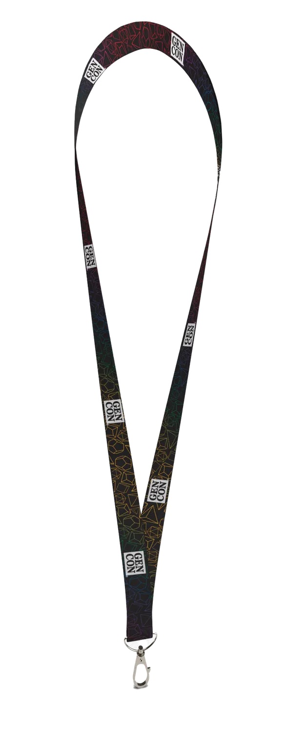 Roll A Crit Gen Con lanyard 90 cm polyester
