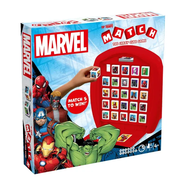 Top Trumps Match Marvel kubusspel 15 helden