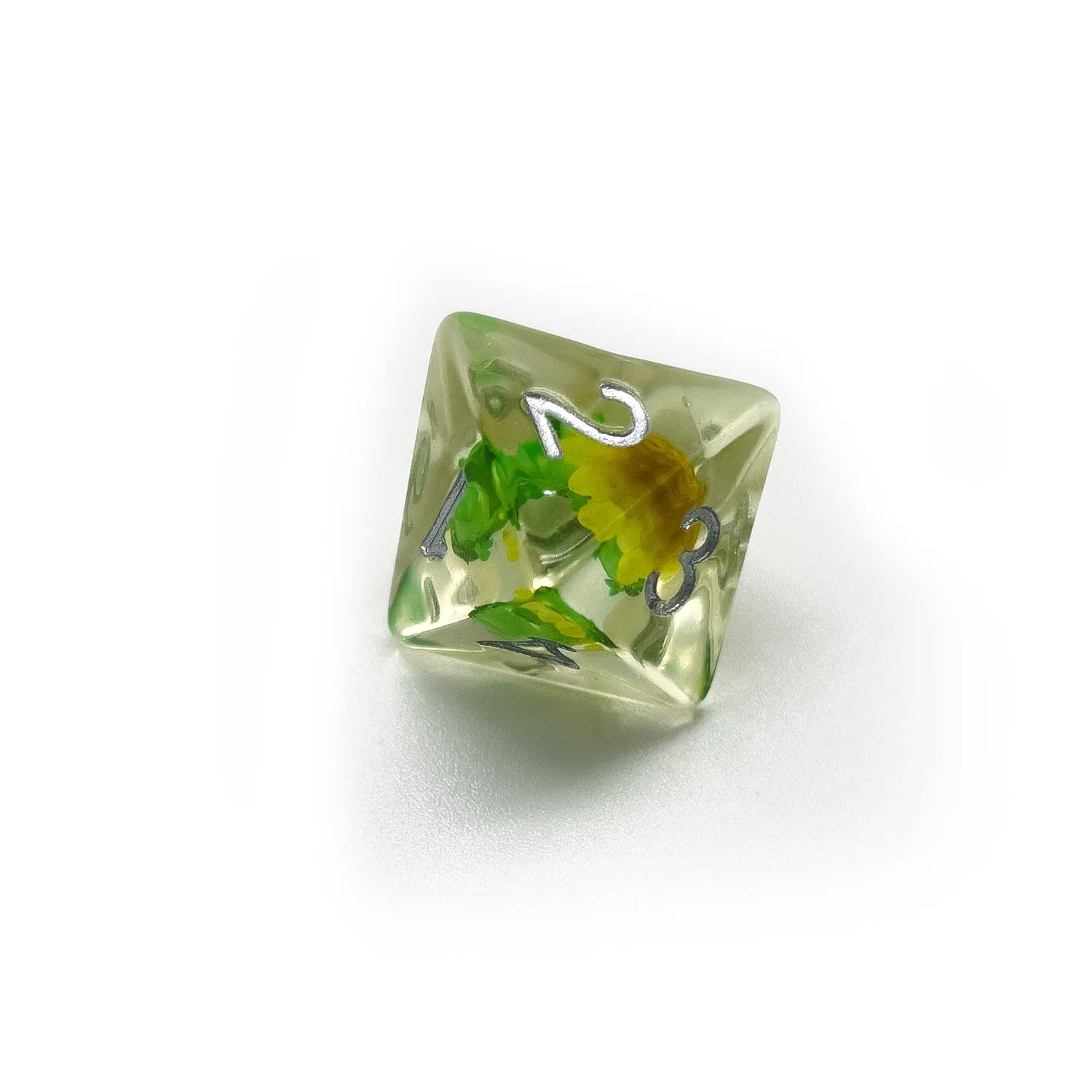 Roll A Crit Dandelion Flower dobbelset 7-delig transparant