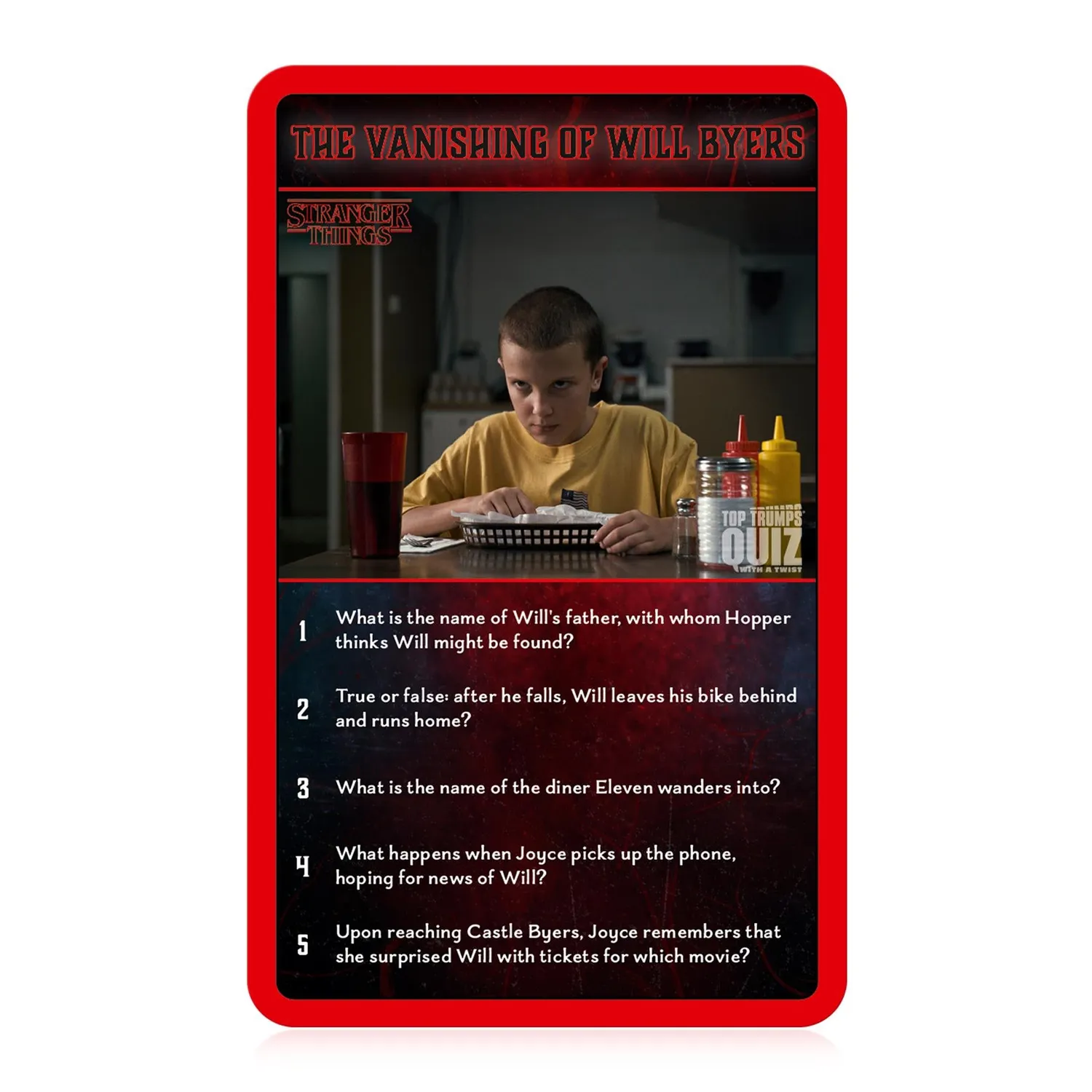 Top Trumps Quiz Stranger Things kaartspel 500 vragen