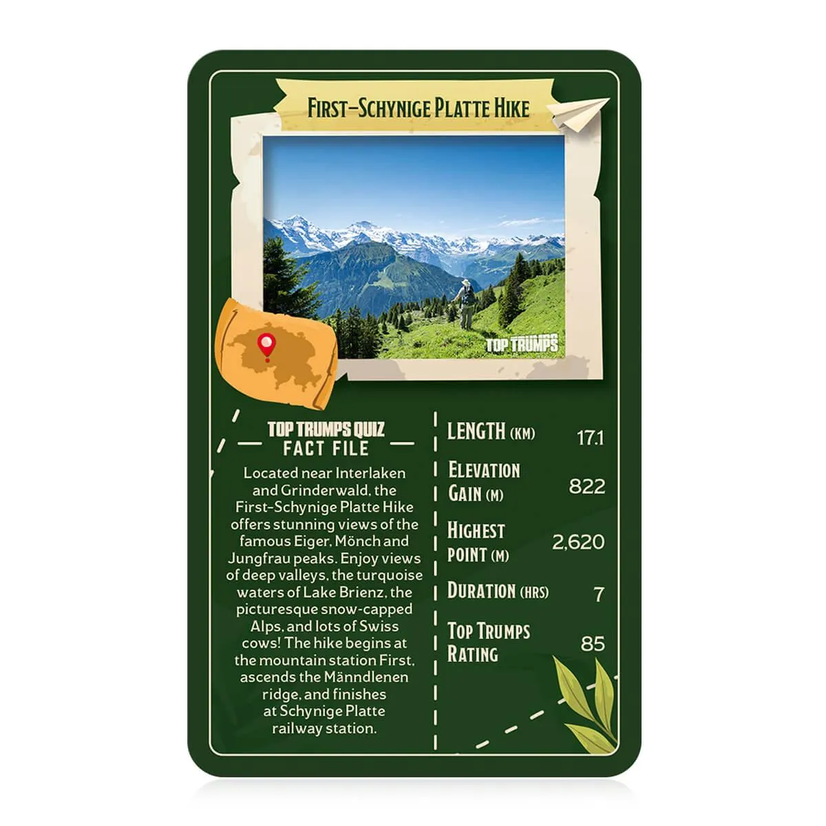Top Trumps Hiking 30 Routes kaartspel limited edition