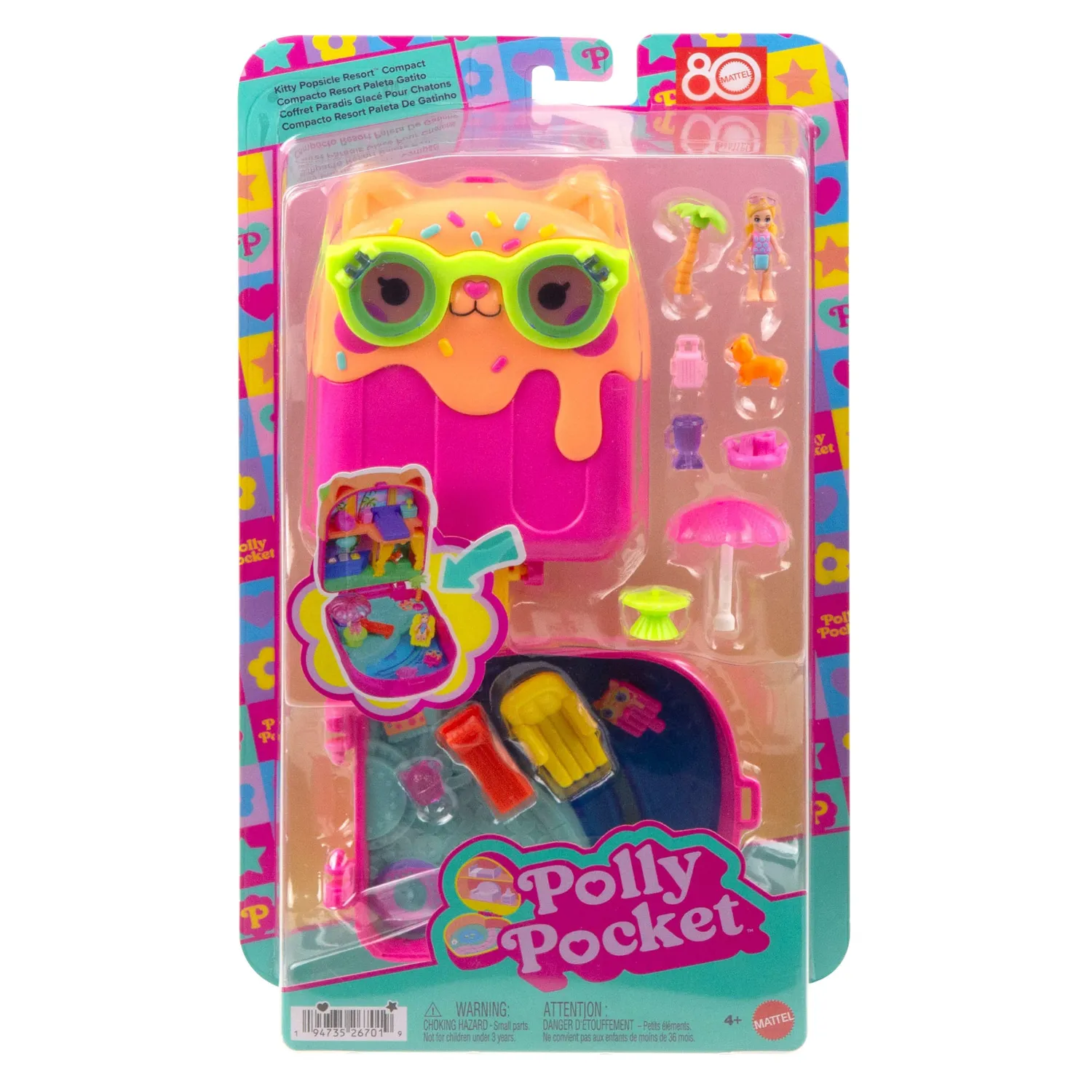 Polly Pocket Kitten Sorbet IJsje speelset mini-pop 4+
