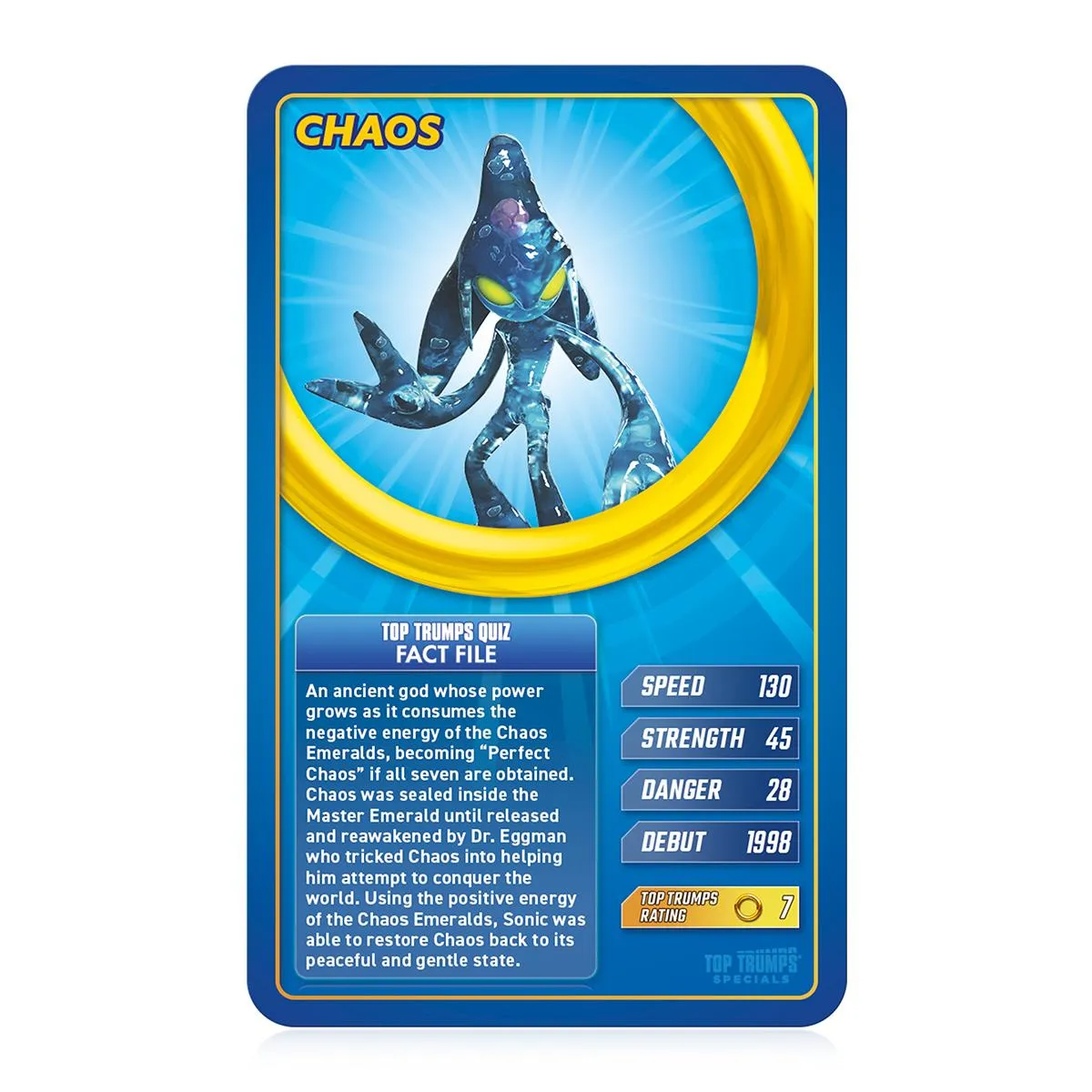 Top Trumps Sonic the Hedgehog kaartspel 30 personages