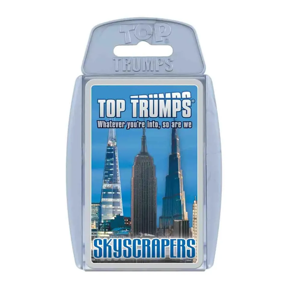 Top Trumps Skyscrapers kaartspel gebouwen editie