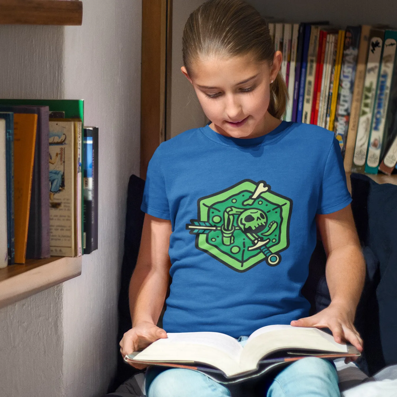 Roll A Crit Gelatinous Cube kinder T-shirt katoen