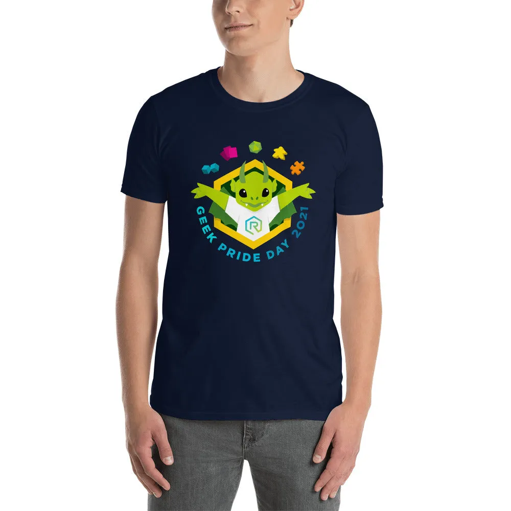 Roll A Crit Geek Pride Day 2021 T-shirt regenboog