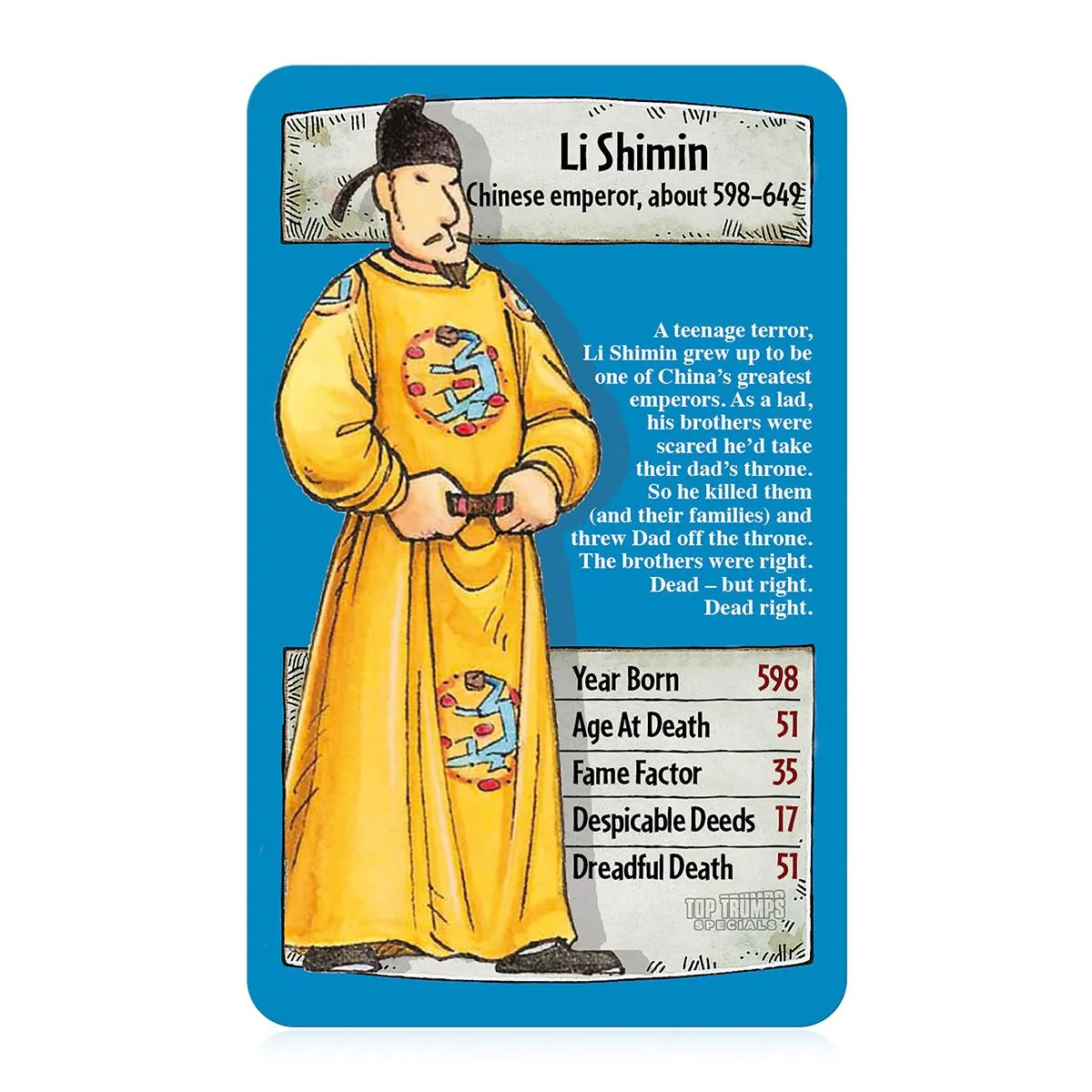 Top Trumps Horrible Histories kaartspel geschiedenis