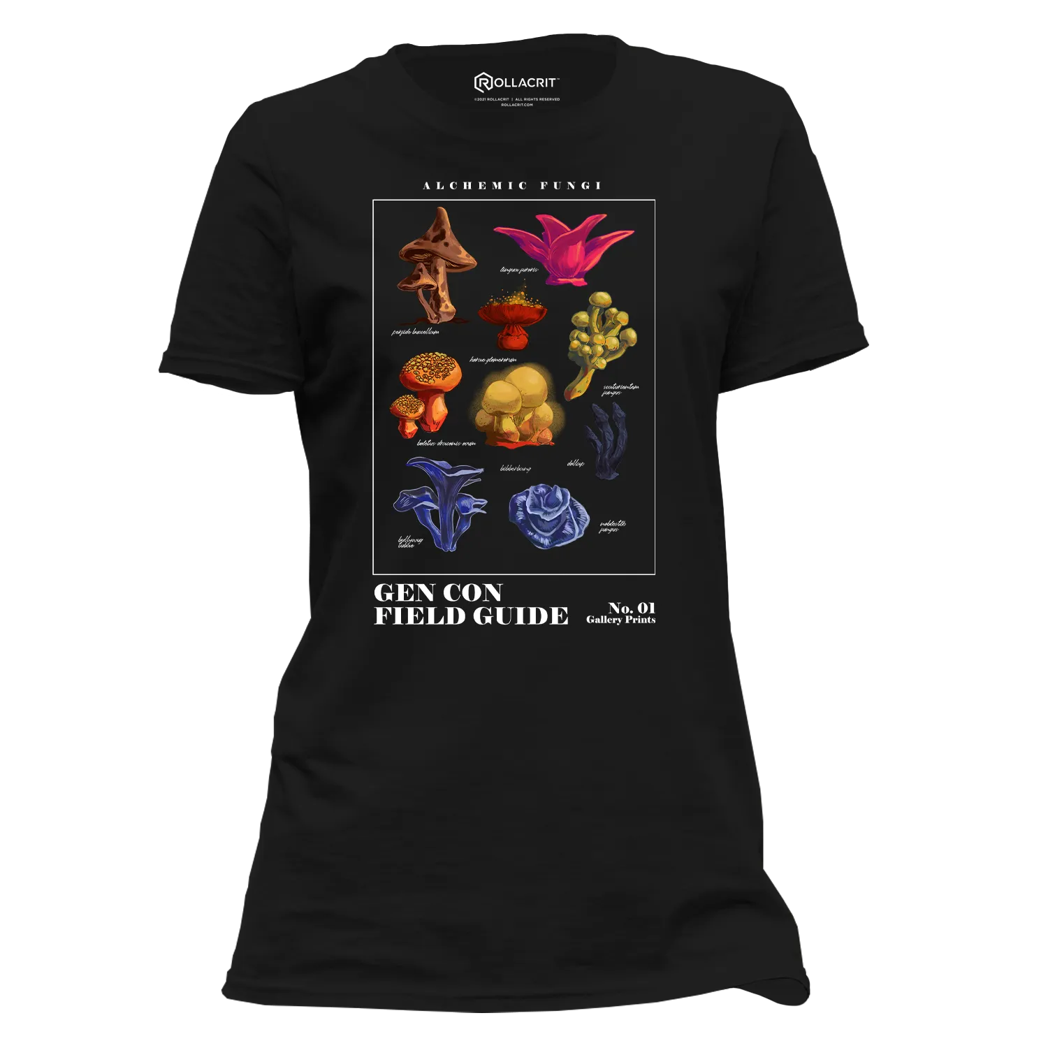 Gen Con Alchemic Fungi femme T-shirt zwart maat M katoen