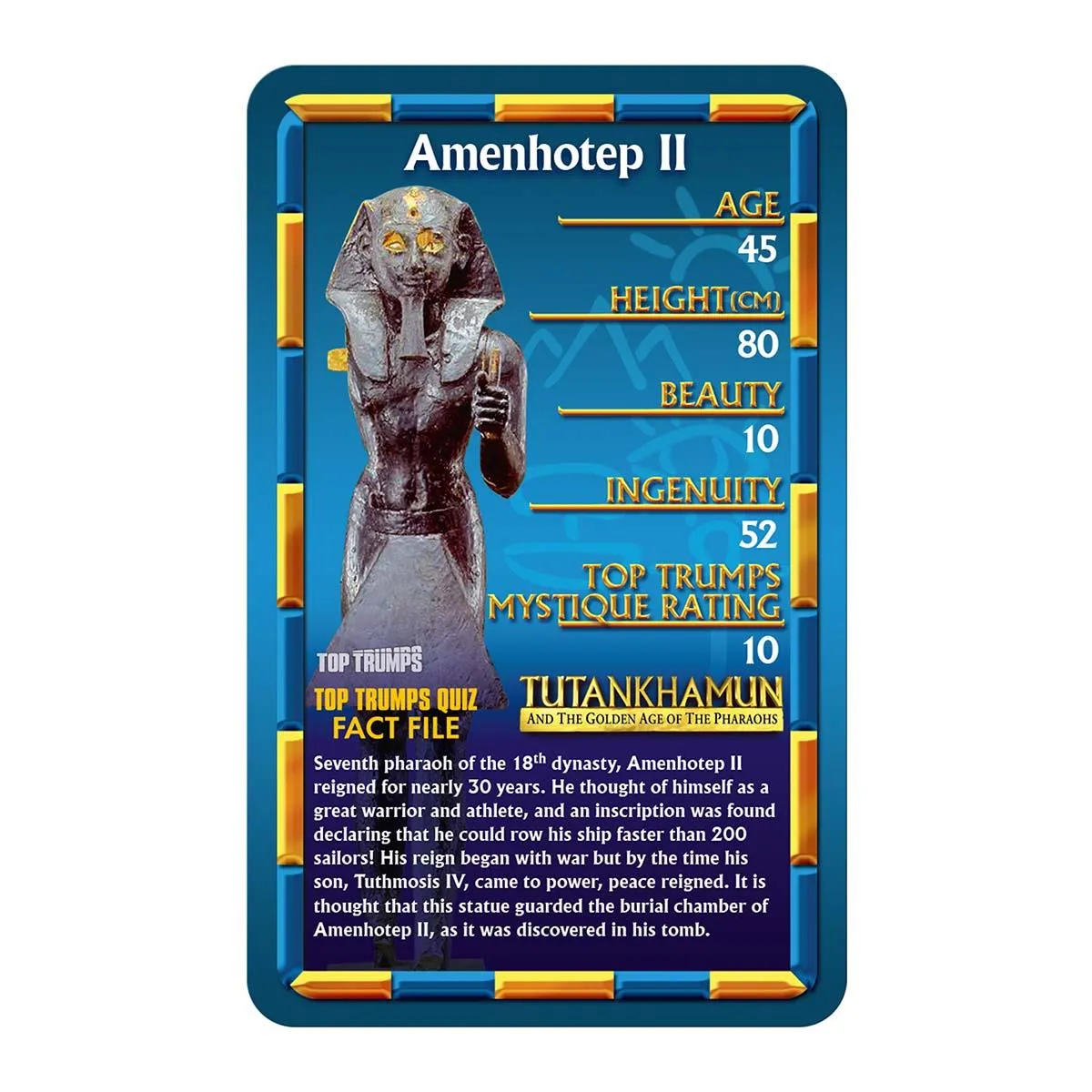 Top Trumps Toetanchamon Egypte kaartspel limited edition