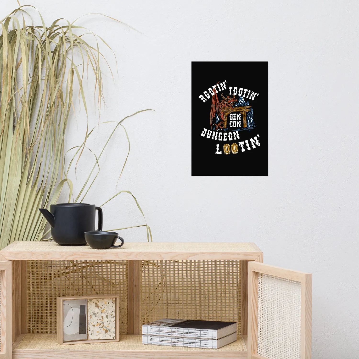 Roll A Crit Gen Con Rootin Tootin Poster 30x46 cm