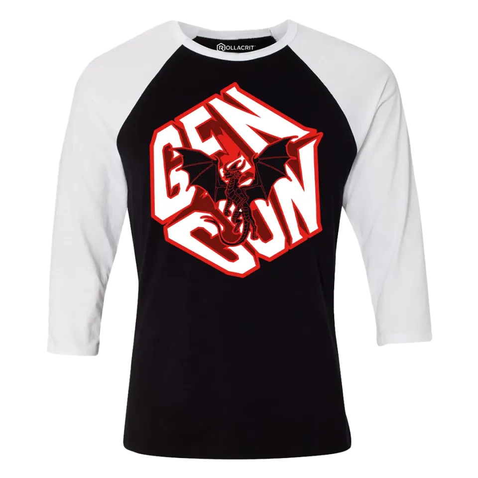 Gen Con 3D Raglan T-shirt katoen 3/4 mouw