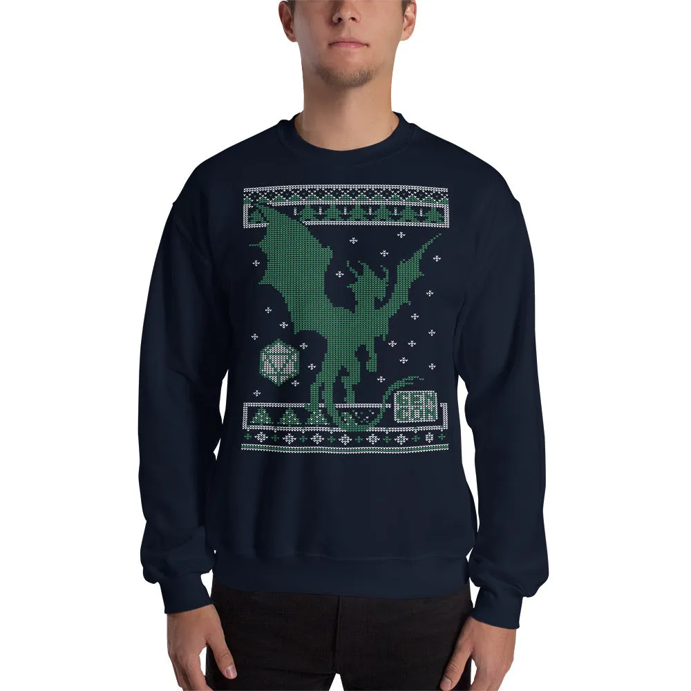 Gen Con Holiday sweater zwart katoenmix