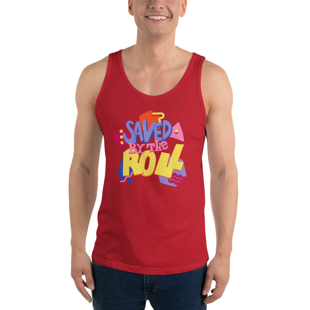 Roll A Crit Saved by the Roll tank top zwart katoen
