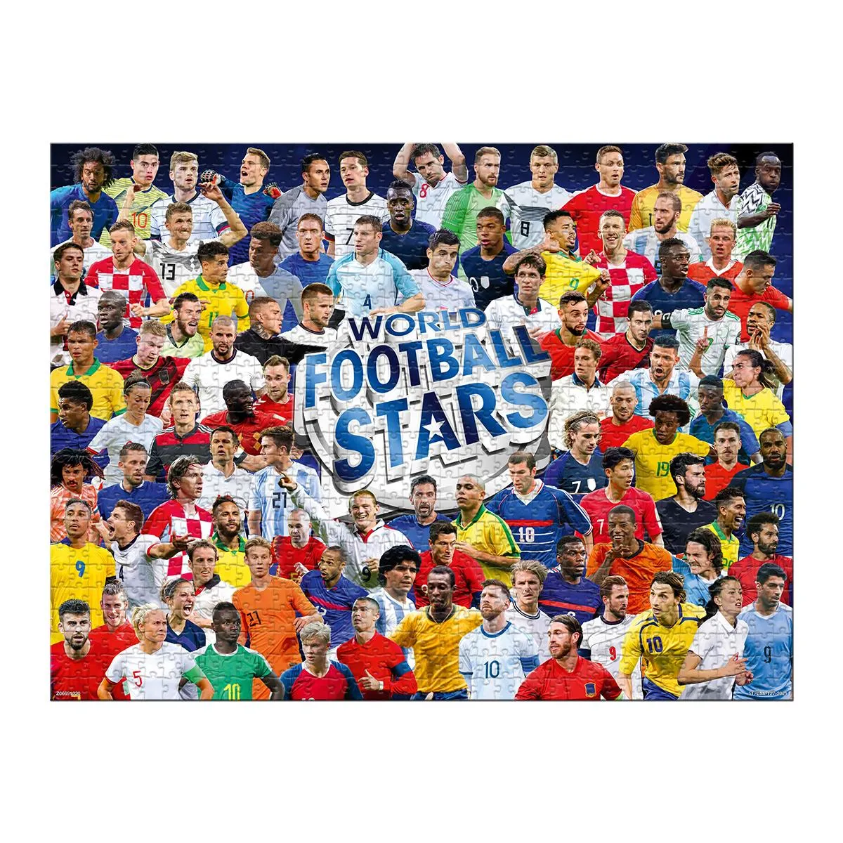 Top Trumps World Football Stars puzzel 1000 stukjes voetbal
