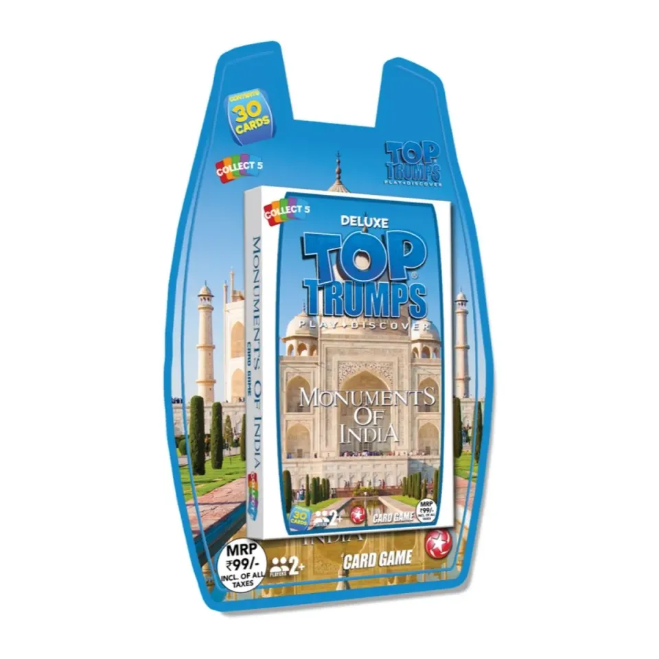 Top Trumps Monuments of India kaartspel Deluxe 30 stuks