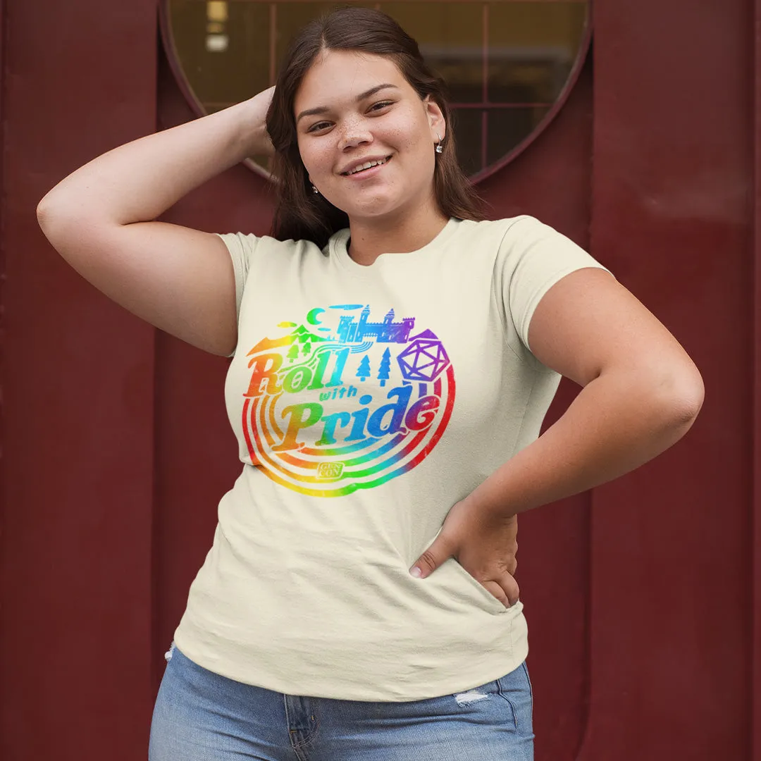 Roll A Crit Gen Con 2024 Roll With Pride T-Shirt Katoen