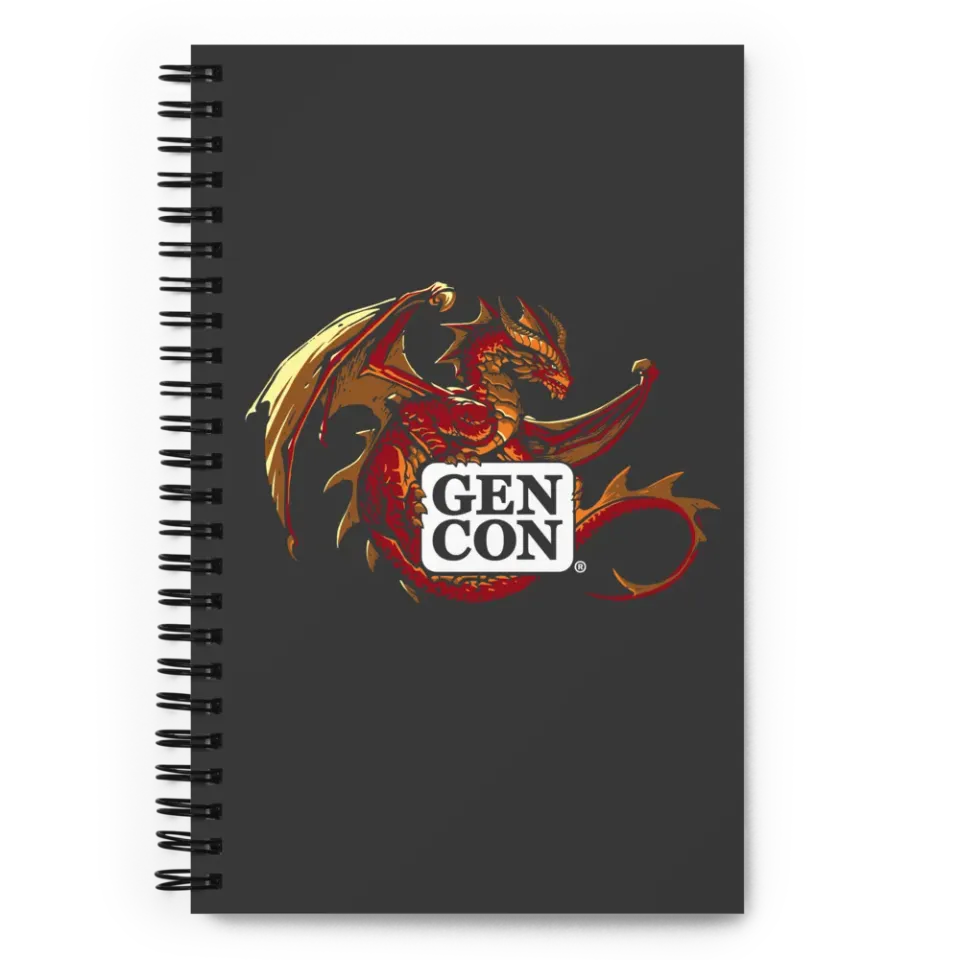 Roll A Crit Gen Con Genevieve notitieboek gestippeld A5