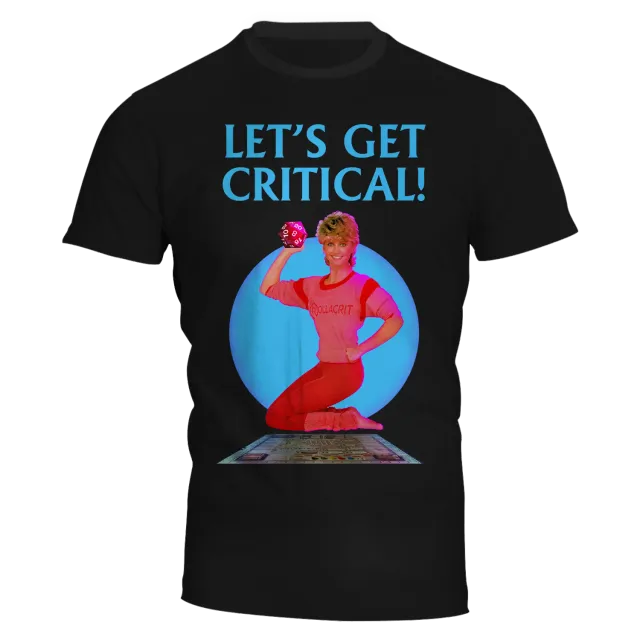 Roll A Crit Let’s Get Critical T-shirt unisex katoen