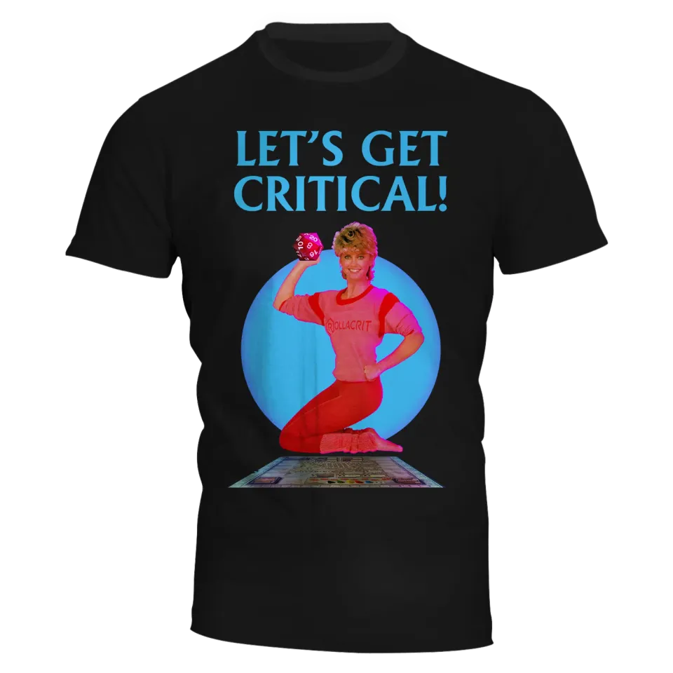 Roll A Crit Let’s Get Critical T-shirt unisex katoen