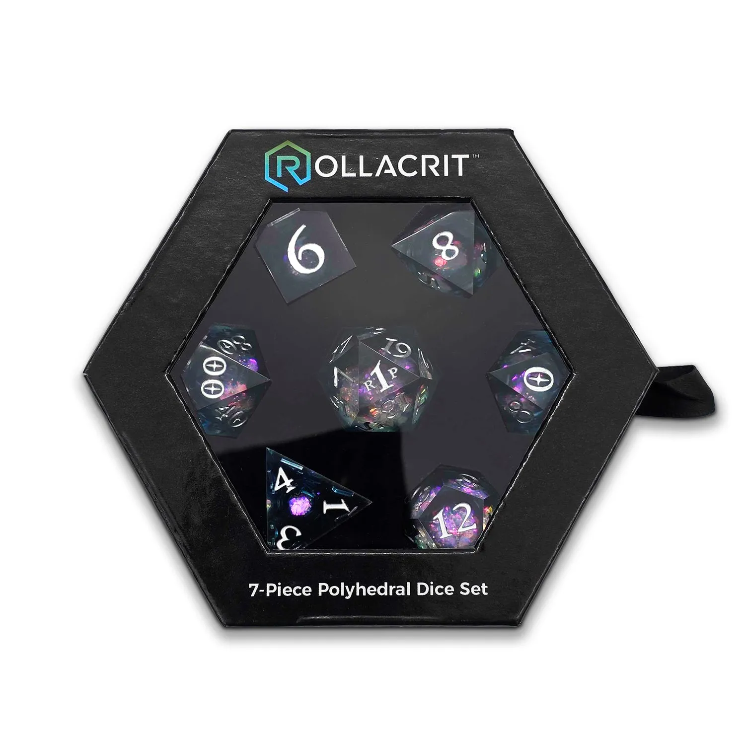 Roll A Crit Nebula Nightfall Liquid Core dobbelset 7-delig