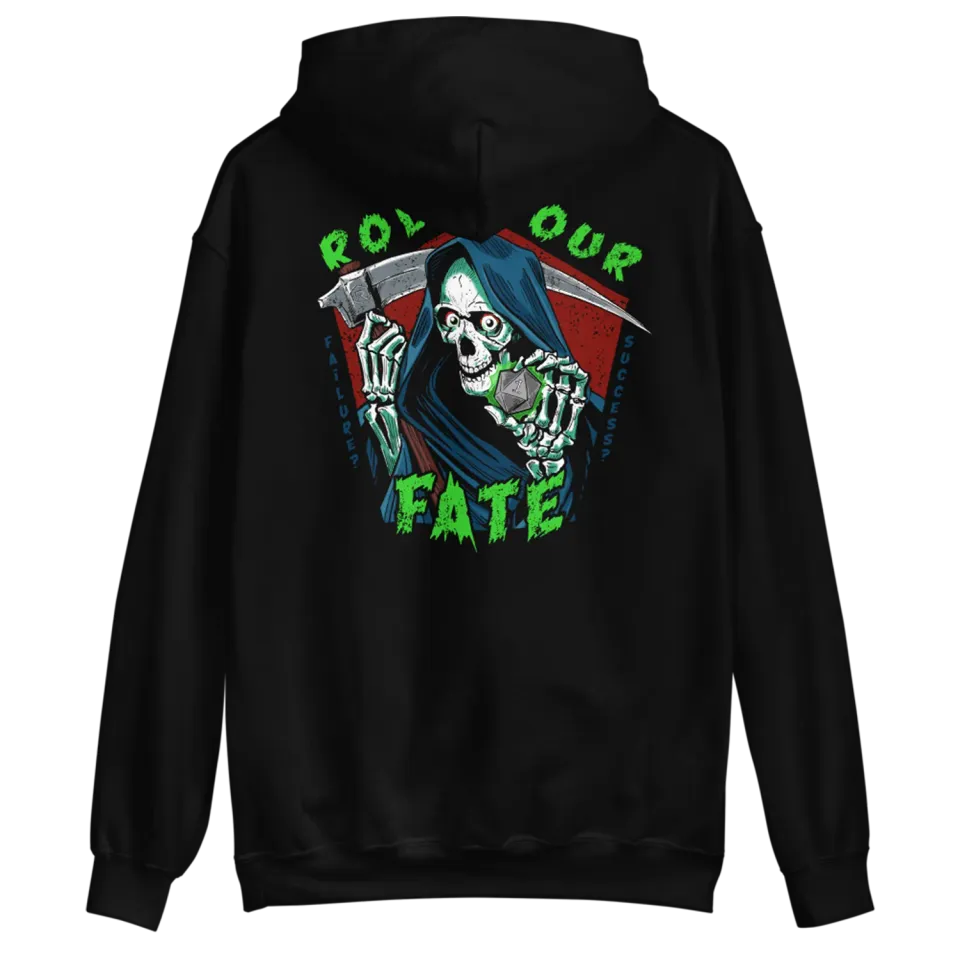 Roll A Crit Roll Your Fate hoodie unisex katoenmix